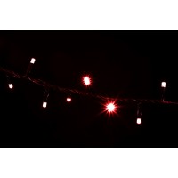 гірлянда зовн DELUX STRING 200LED 10m черв/чорн IP44 EN - (90009100)