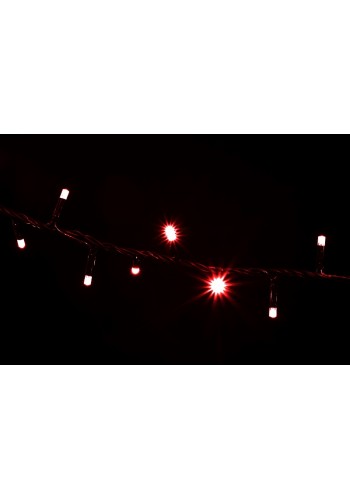 гірлянда зовн DELUX STRING 200LED 10m черв/чорн IP44 EN - (90009100)