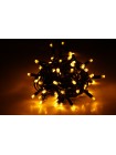 String light (ланцюг, пряма) Static (статичний, без мигання) чорний кабель - 100 LED 10м - жовтий