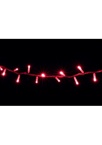 гирлянда внеш DELUX STRING 200LED 10m красн/бел IP44 EN - (90009101)