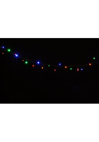 гірлянда зовн DELUX STRING 200LED 10m мульти/черн IP44 EN - (90009102)