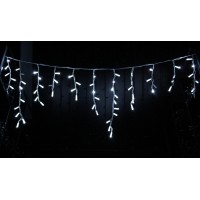 Icicle (бахрома) Flicker / Flash (мерехтіння, флеш) білий кабель - 90 LED 2.0х0.5м - холодний білий