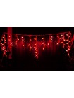 Icicle (бахрома) Flicker / Flash (мерехтіння, флеш) білий кабель - 90 LED 2.0х0.5м - червоний