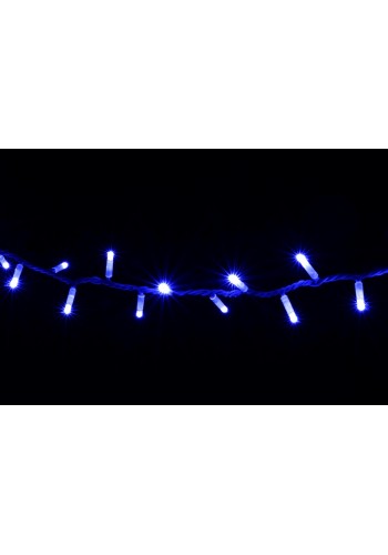 гирлянда внеш DELUX STRING 200LED 10m синий/бел IP44 EN - (90009103)