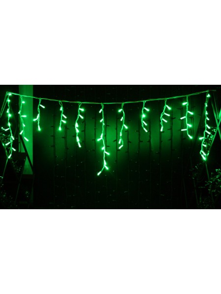Icicle (бахрома) Static (статичний, без мигання) білий кабель - 90 LED 2.0х0.5м - зелений Icicle (бахрома) Static (статичний, без мигання) білий кабель - 90 LED 2.0х0.5м - зелений