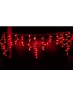 Icicle (бахрома) Static (статичний, без мигання) білий кабель - 90 LED 2.0х0.5м - червоний