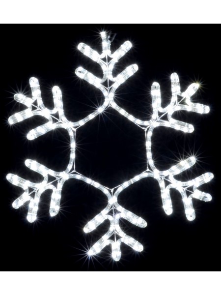 гирлянда внеш DELUX MOTIF Snowflake 55см белый EN IP44 - (90009086)