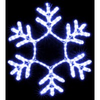 гірлянда зовн DELUX MOTIF Snowflake 55см синій EN IP44 - (90009087)