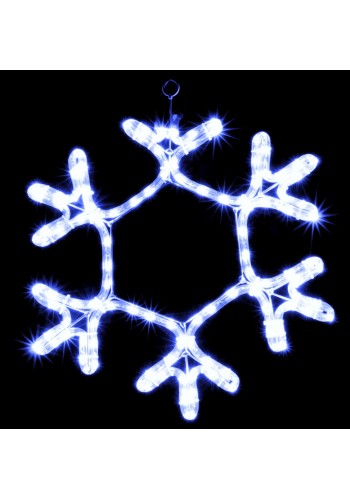 гирлянда внеш DELUX MOTIF Snowflake 40см синий IP44 EN - (90009085)