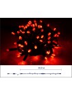 String light (ланцюг, пряма) Static (статичний, без мигання) чорний кабель - 100 LED 10м - червоний