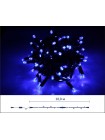 String light (ланцюг, пряма) Static (статичний, без мигання) чорний кабель - 100 LED 10м - синій