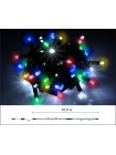 String light (ланцюг, пряма) All Flicker / Flash (повне мерехтіння) чорний кабель - 100 LED 10м - МУЛЬТИ