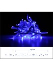 String light (ланцюг, пряма) Static (статичний, без мигання) білий кабель - 200 LED 10м - синій