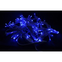 гирлянда внеш DELUX ICICLE 126LED 2x0.9m 42flash син/бел IP44 EN - (90009063)