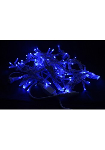 гирлянда внеш DELUX ICICLE 126LED 2x0.9m 42flash син/бел IP44 EN - (90009063)