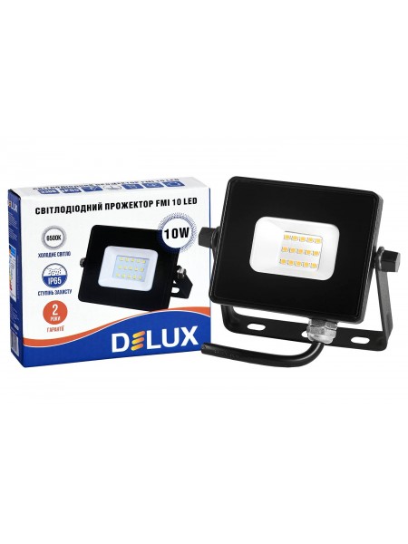 світлодіодний прожектор DELUX FMI 10 LED 10Вт 6500K IP65 - 90015133