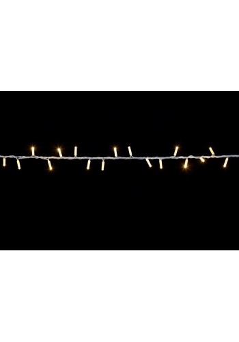 гірлянда зовн DELUX STRING 200LED 10m тепл. білий/біл IP44 EN - (90009105)