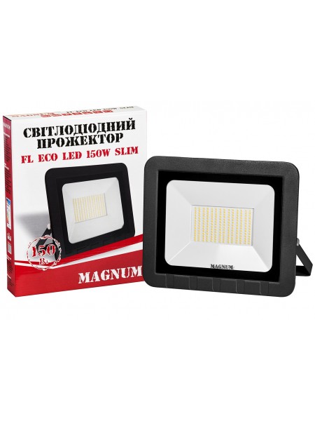 світлодіодний прожектор MAGNUM FL ECO LED 150Вт slim_6500К_IP65 - 90014090
