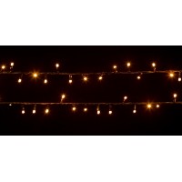 гірлянда зовн DELUX STRING 200LED 10m тепл. білий/черн IP44 EN - (90009106)