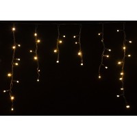 гирлянда внеш DELUX ICICLE 90LED 2x0.5m тепл.бел/черн IP44 EN - (90009083)