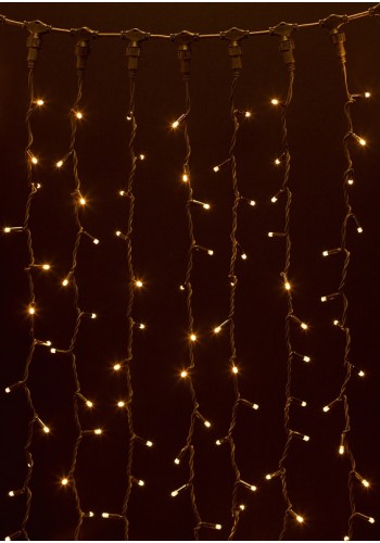 гірлянда зовн DELUX CURTAIN 456LED 2x1.5m тепл.біл/черн IP44 EN - (90009052)