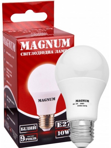 світлодіодна лампа MAGNUM BL 60 10Вт 6500K 220В E27 - (90011745)