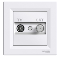 роз SCHNEIDER ASFORA EPH3400121 TV/SAT конц.(1 дБ) белая