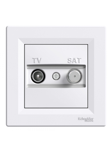 роз SCHNEIDER ASFORA EPH3400121 TV/SAT конц.(1 дБ) белая