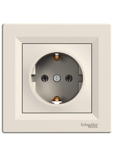 розетка SCHNEIDER ASFORA EPH2900123 з з/к крем