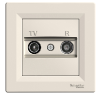 роз SCHNEIDER ASFORA EPH3300223 TV-R проходная (4 дБ) крем