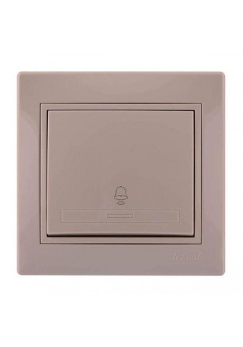 Кнопка звонка Mira 701-0303-103 LEZARD кремовая