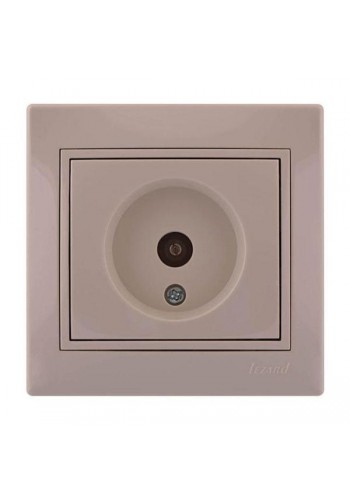 Розетка ТВ оконечная Mira 701-0303-130 LEZARD кремовая