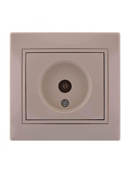 Розетка ТВ оконечная Mira 701-0303-130 LEZARD кремовая