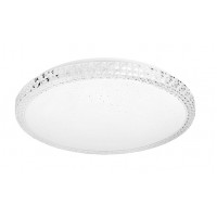 светильник DELUX LCS-004 Grace 48W 3000/6000K+пульт (395/395/75) металл/поликарбонат - (90011627)