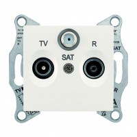 Розетка TV/R/SAT, оконечная, 1 dB Sedna SDN3501323 слоновая кость