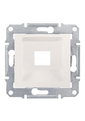 Накладка одномодульная RDM, кат. 5e, 6 UTP Sedna SDN4300423 слоновая кость