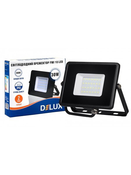 світлодіодний прожектор DELUX FMI 10 LED 30Вт 6500K IP65 - (90008736)