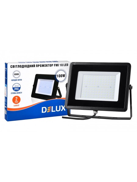 светодиодный прожектор DELUX FMI 10 LED 100Вт 6500K IP65 - (90008739) светодиодный прожектор DELUX FMI 10 LED 100Вт 6500K IP65 - (90008739)