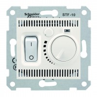 Термостат для теплої підлоги 10 A - 230 В, з температурним датчиком 4 м Sedna SDN6000323 слонова кістка
