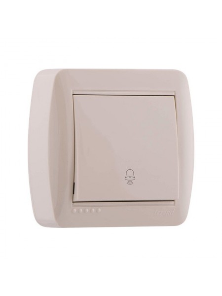 Кнопка дзвінка крем Lezard Demet 711-0300-103 Кнопка дзвінка крем Lezard Demet 711-0300-103